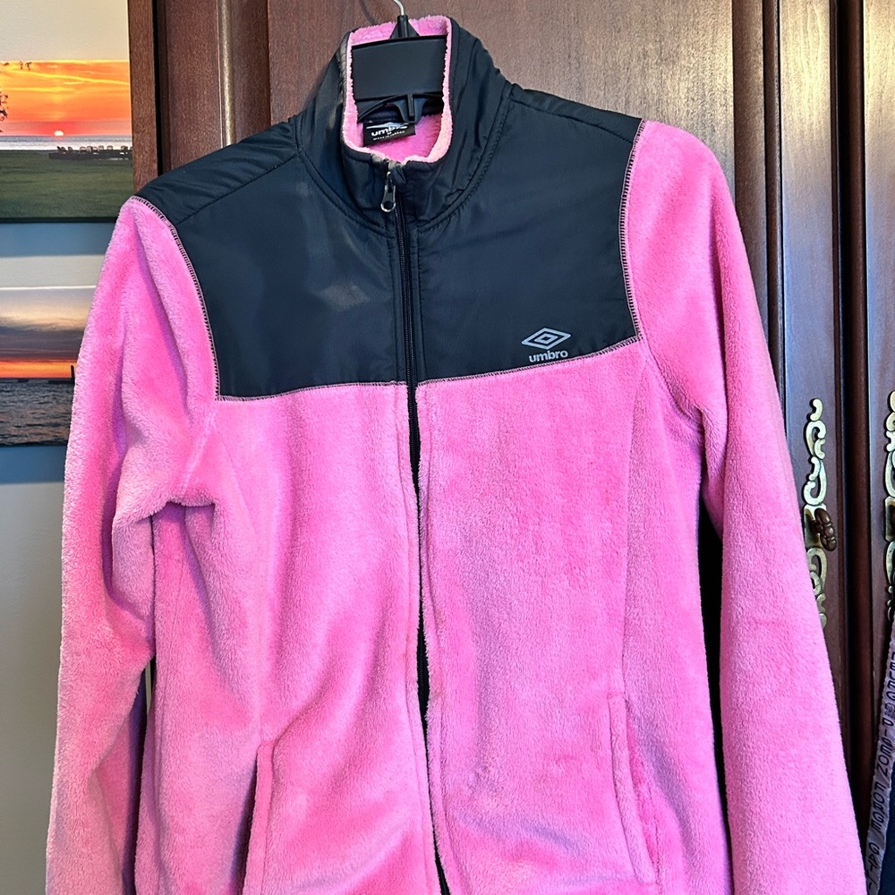 Umbro Pink and Black Ski Jacket